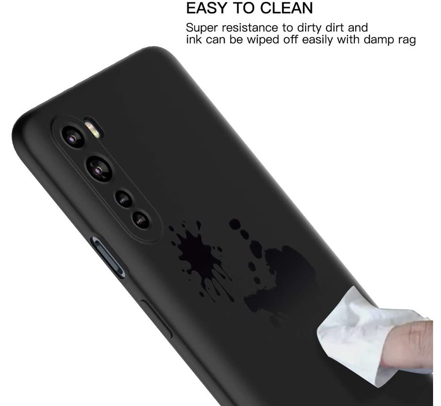 OnePlus Nord Case Flüssiges Silikon Schwarz