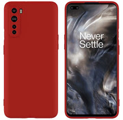 ProGuard OnePlus Nord Case Flüssiges Silikonrot