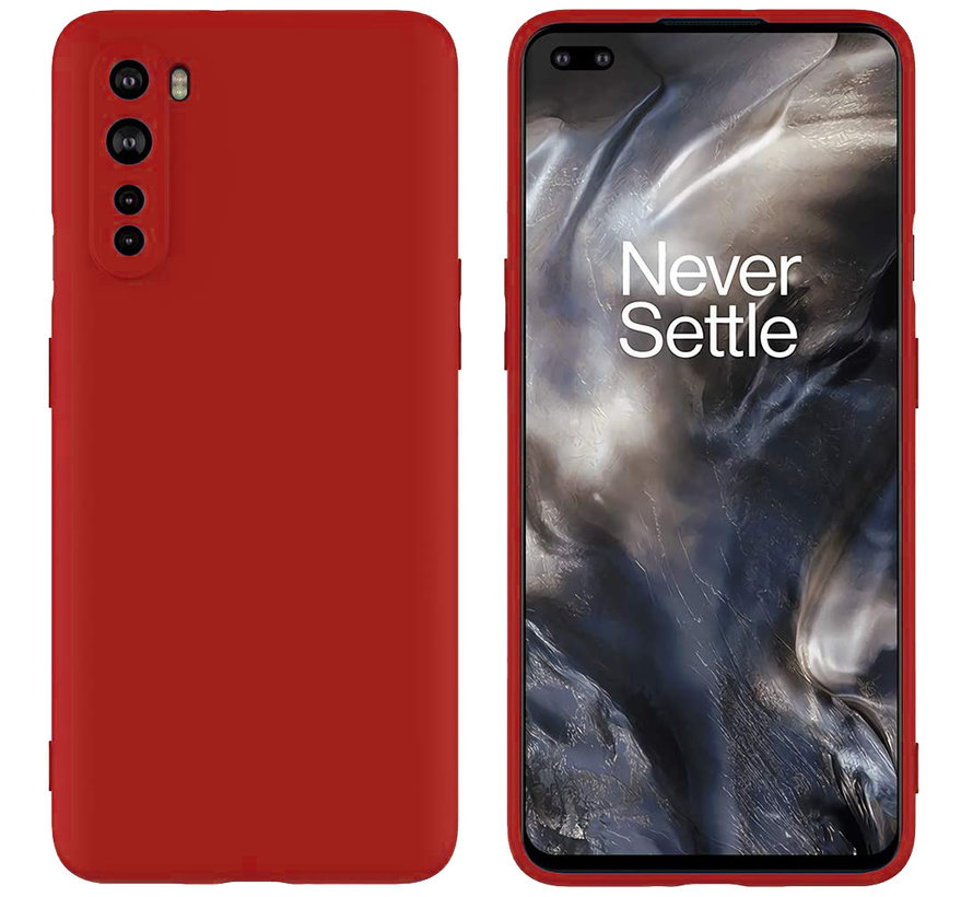 OnePlus Nord Case Liquid Silicone Red