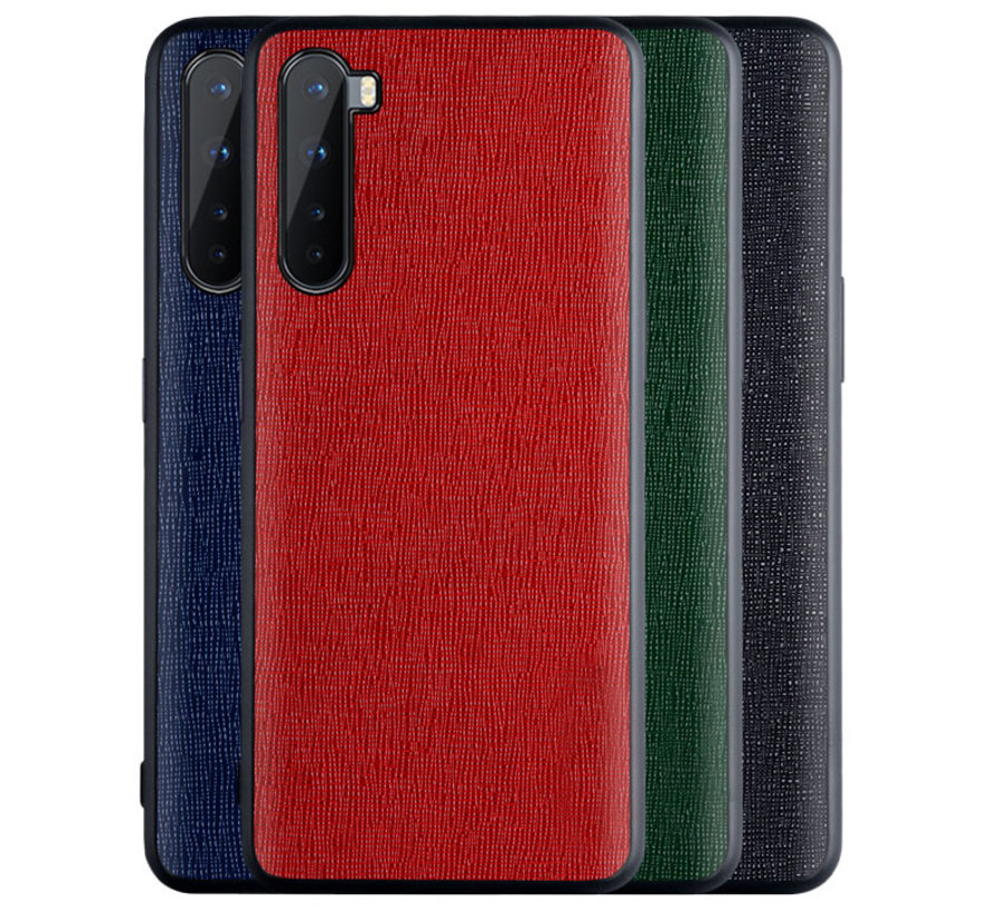 OnePlus Nord Case Canvas Grain Red