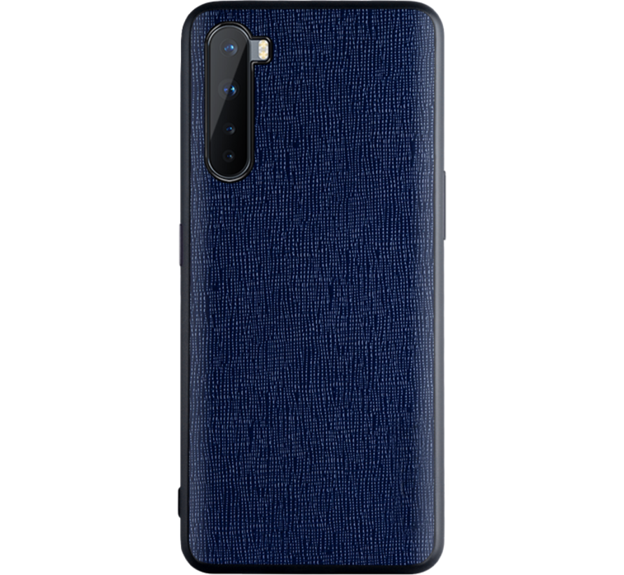 OnePlus Nord Case Canvas Grain Blue