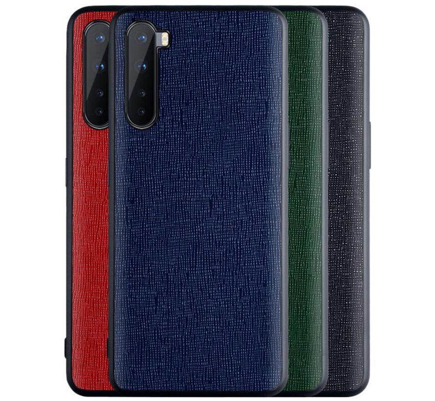 OnePlus Nord Case Canvas Grain Blue