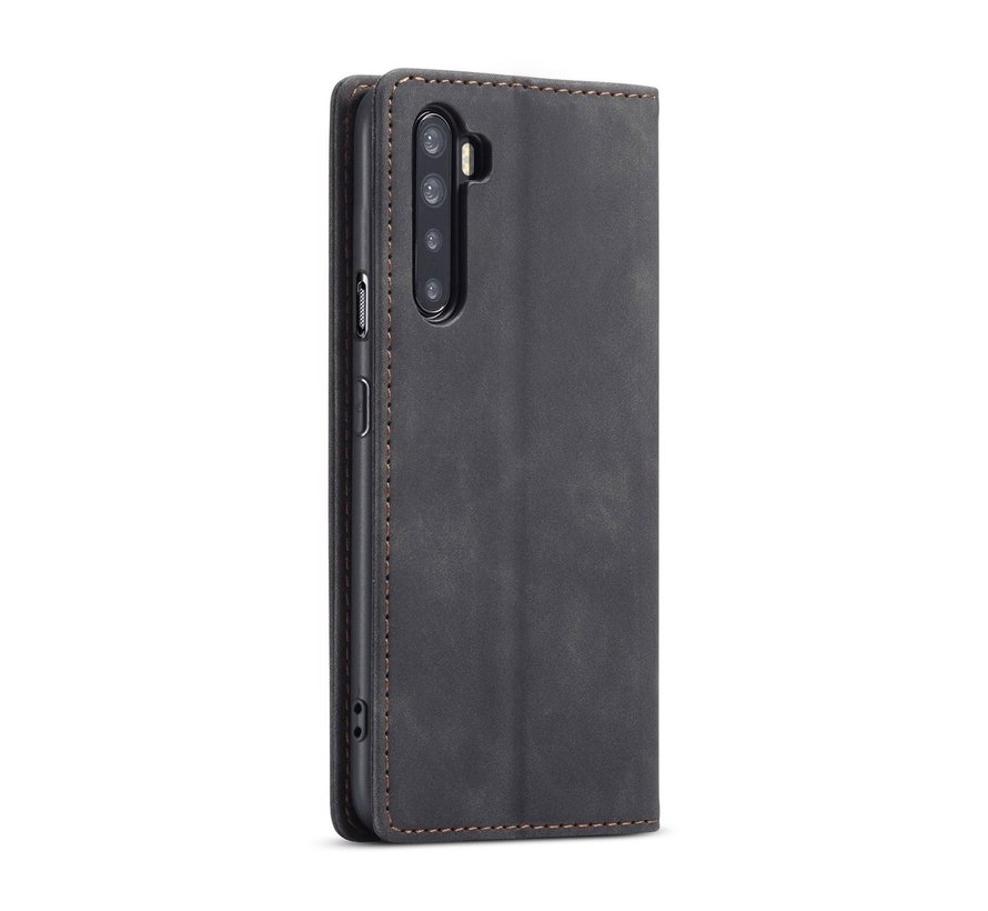 OnePlus Nord Wallet Case Vintage Leather Black