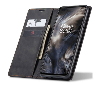 ProGuard OnePlus Nord Wallet Case Vintage Leather Black