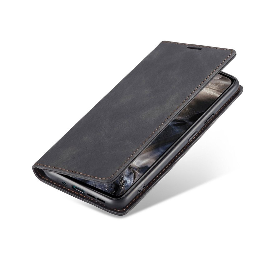 OnePlus Nord Wallet Case Vintage Leather Black