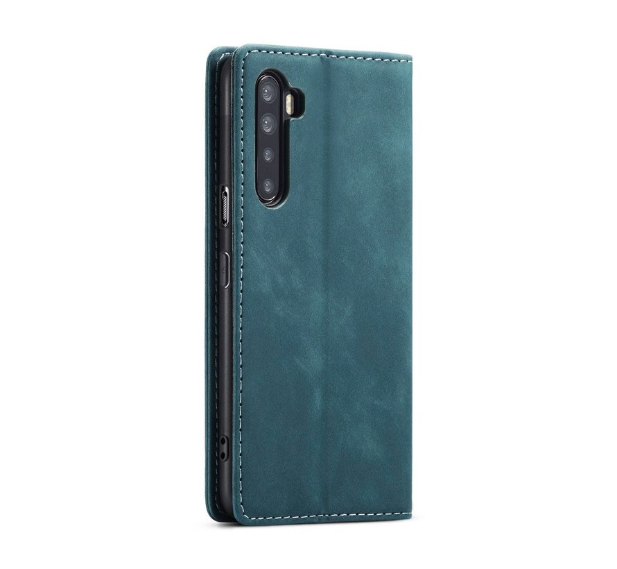 OnePlus Nord Wallet Case Vintage Leather Blue