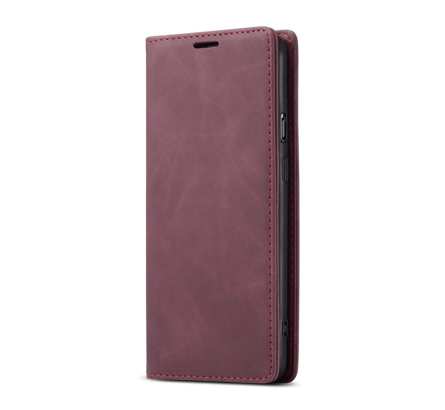 OnePlus Nord Wallet Case Vintage Leather Red