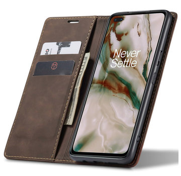 ProGuard OnePlus Nord Wallet Case Vintage Leather Brown