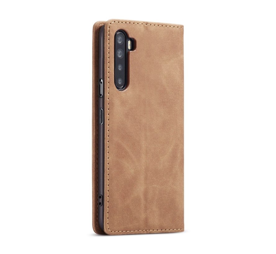 OnePlus Nord Wallet Case Vintage Leather Beige