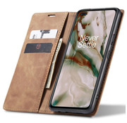 ProGuard OnePlus Nord Wallet Case Vintage Leather Beige