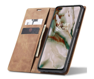 ProGuard OnePlus Nord Wallet Case Vintage Leather Beige