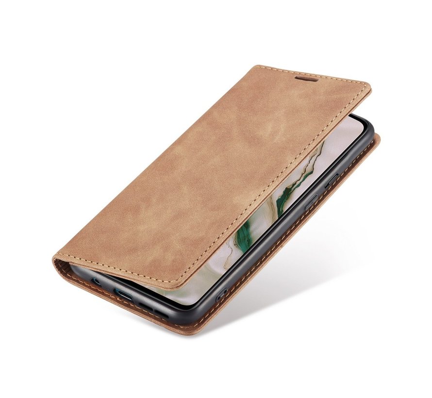 OnePlus Nord Brieftasche Vintage Leder Beige