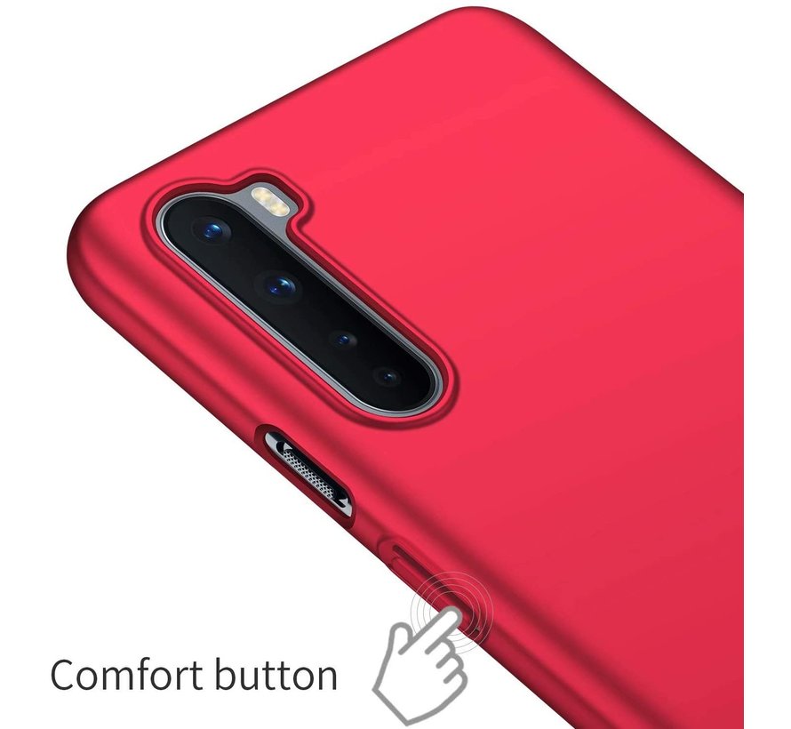 OnePlus Nord Hoesje Ultra Slim Grip Rood