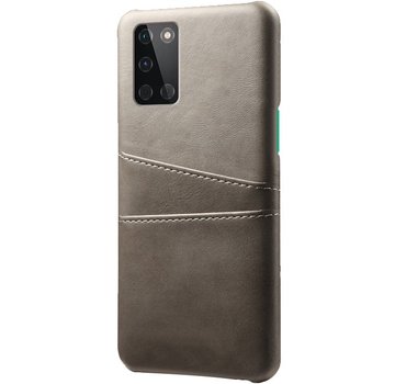 ProGuard OnePlus 8T Hoesje Slim Leder Kaarthouder Grijs