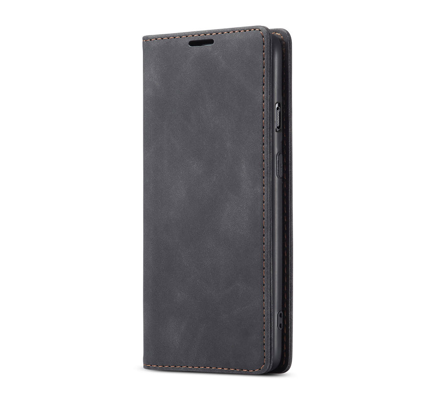 OnePlus 8T Wallet Hoesje Vintage Leder Zwart