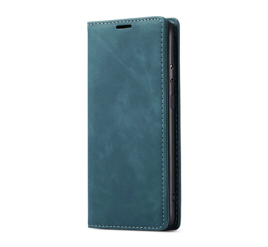 OnePlus 8T Wallet Case Vintage Leather Blue