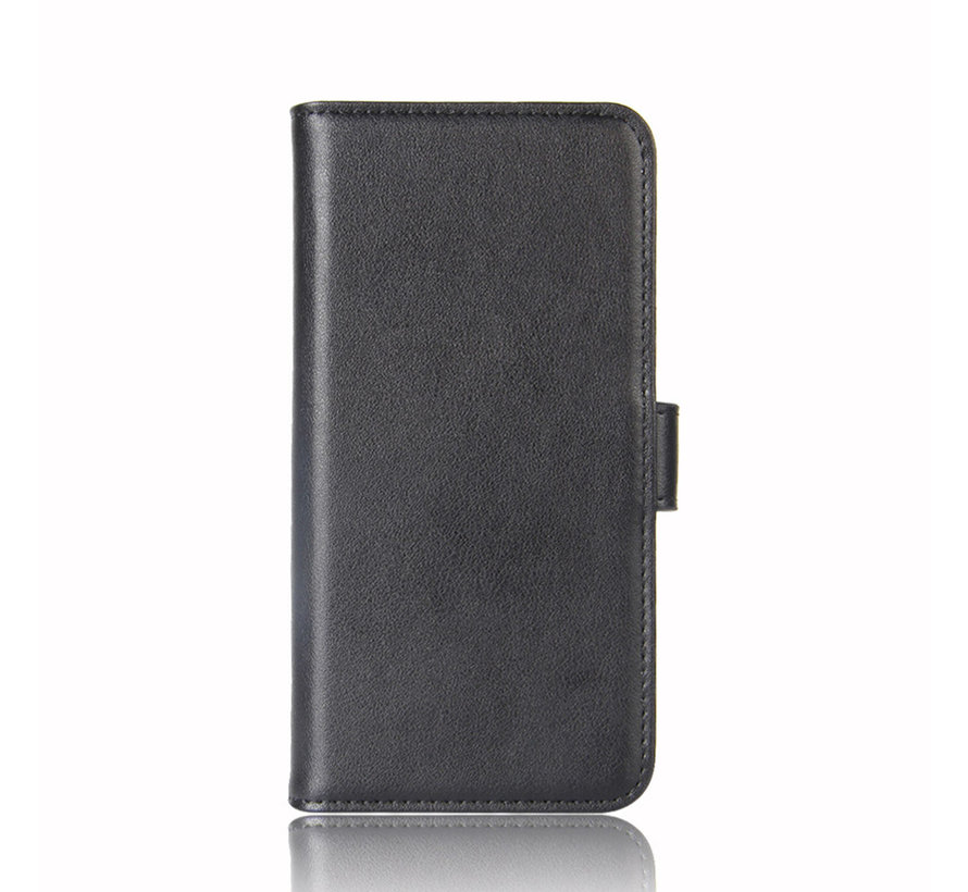 OnePlus 8T Wallet Case Genuine Leather Black