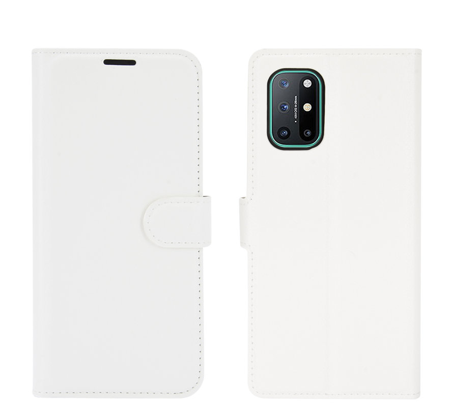 OnePlus 8T Wallet Flip Case Weiß