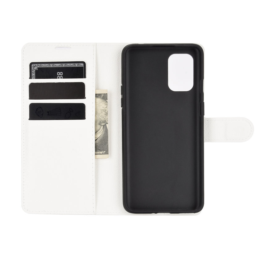 OnePlus 8T Wallet Flip Case Weiß