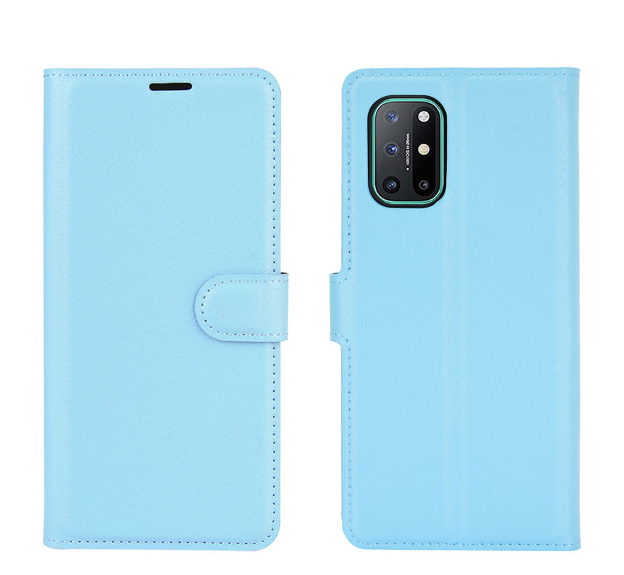 OnePlus 8T Wallet Flip Case Blauw