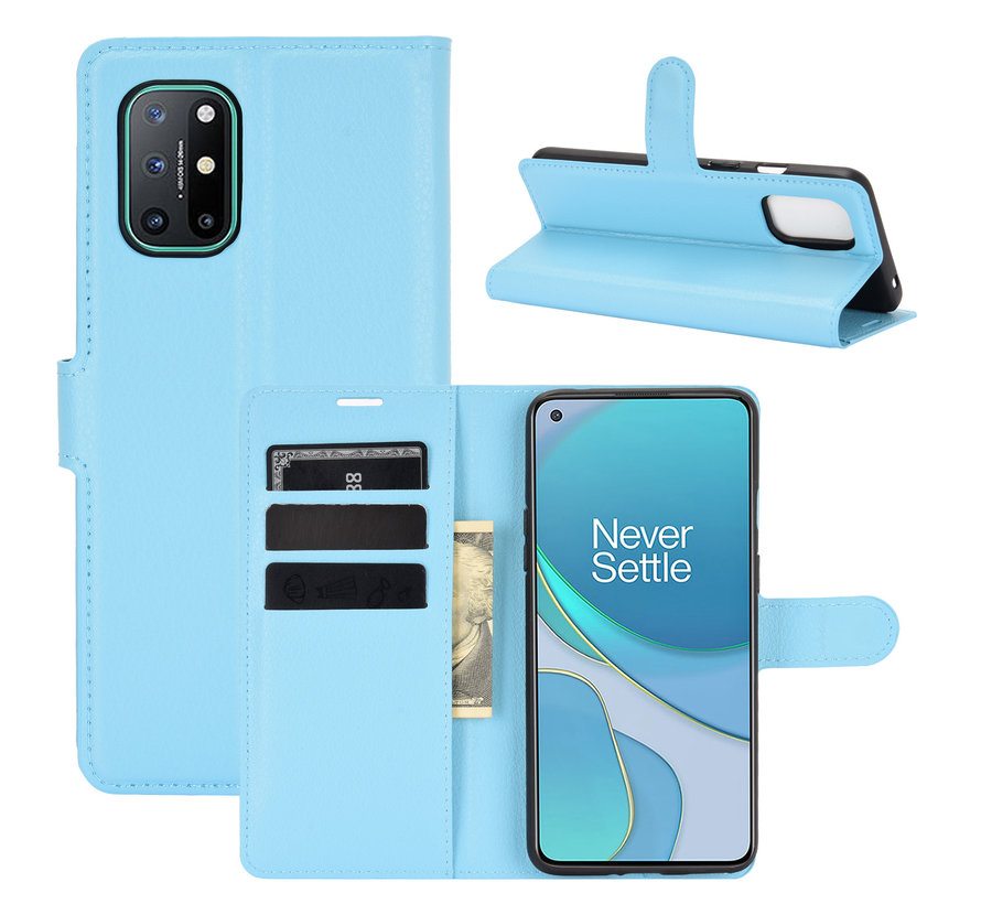 OnePlus 8T Wallet Flip Case Blue