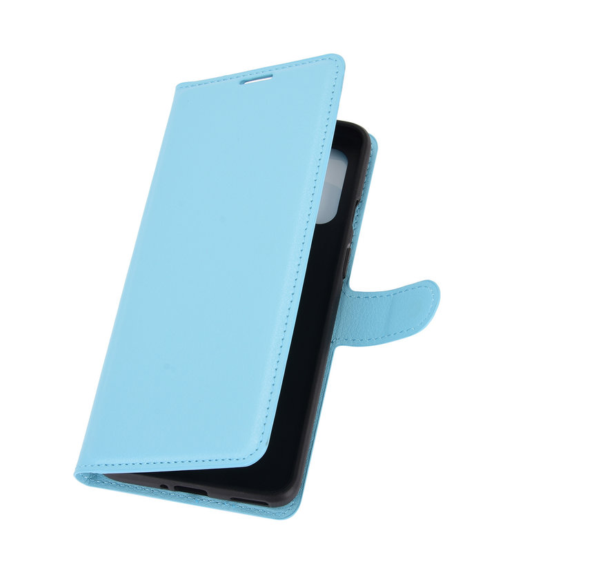 OnePlus 8T Wallet Flip Case Blauw