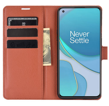 ProGuard OnePlus 8T Wallet Flip Case Brown