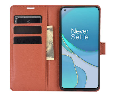 ProGuard OnePlus 8T Wallet Flip Case Brown