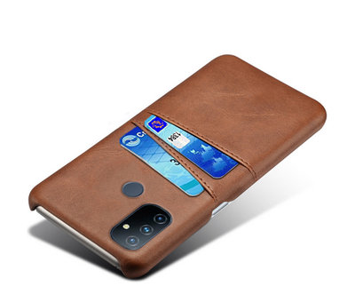 ProGuard OnePlus Nord N100 Case Slim Leather Card Holder Brown