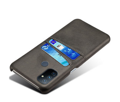 ProGuard OnePlus Nord N100 Case Slim Leder Kartenhalter Schwarz