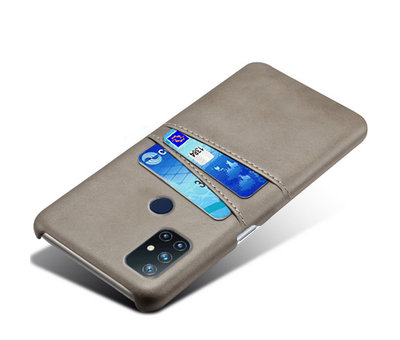 ProGuard OnePlus Nord N10 5G Case Slim Leder Kartenhalter Grau