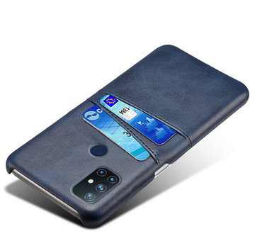 ProGuard OnePlus Nord N10 5G Case Slim Leder Kartenhalter Blau