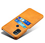 OnePlus Nord N10 5G Hoesje Slim Leder Kaarthouder Cognac