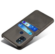 OPPRO OnePlus Nord N10 5G Case Slim Leder Kartenhalter Schwarz