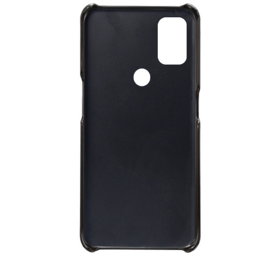 OnePlus Nord N10 5G Case Slim Leather Card Holder Black