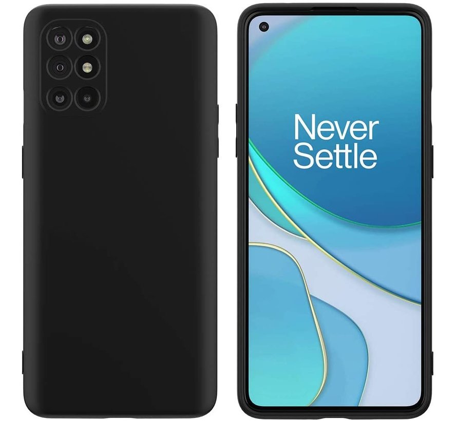 OnePlus 8T Case Flüssiges Silikon Schwarz