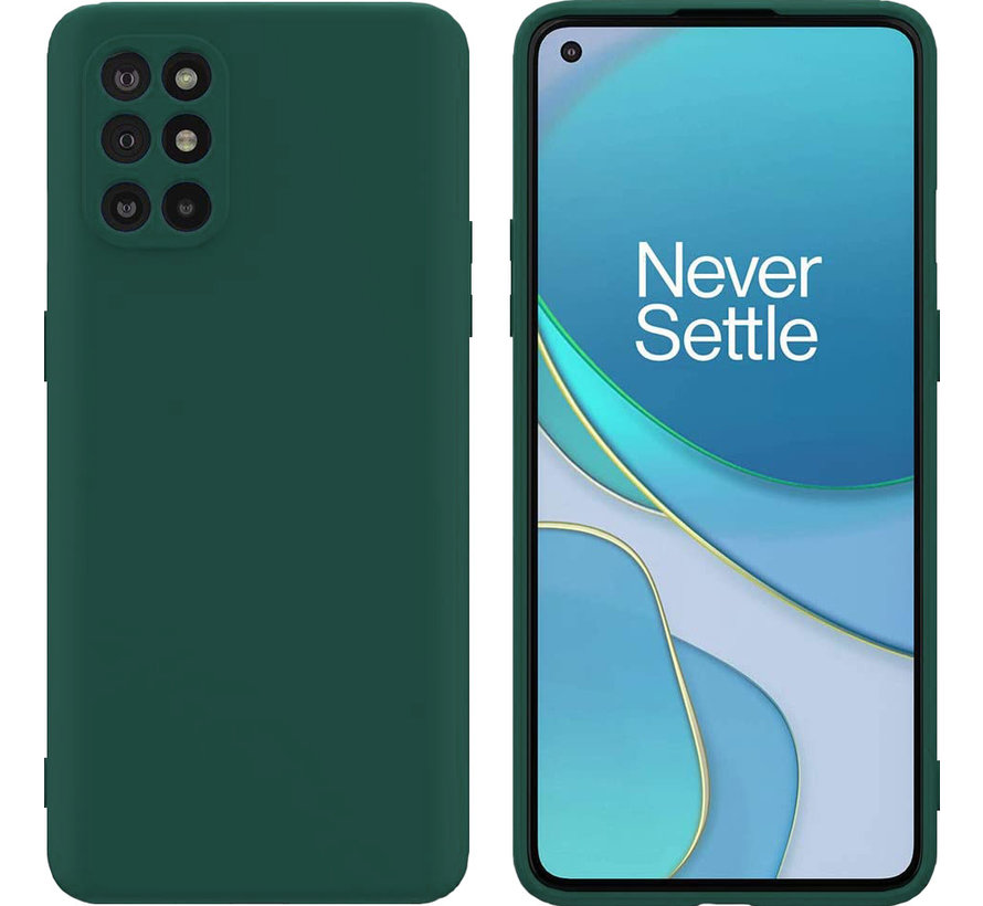 OnePlus 8T Hoesje Liquid Silicone Groen