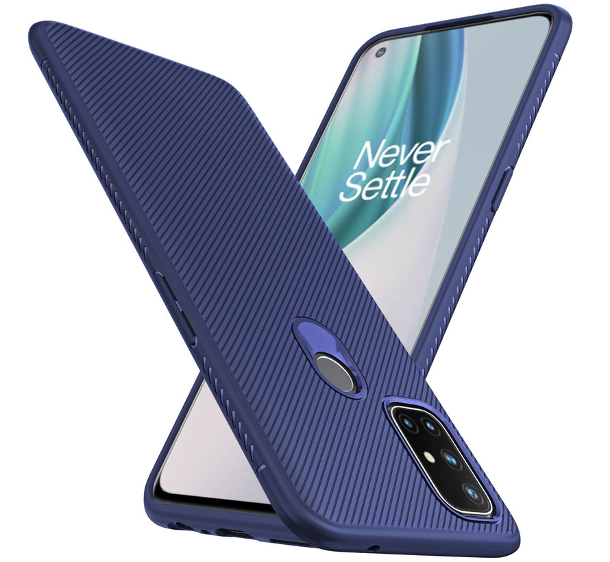 OnePlus Nord N10 5G Case TPU GripLine Blue