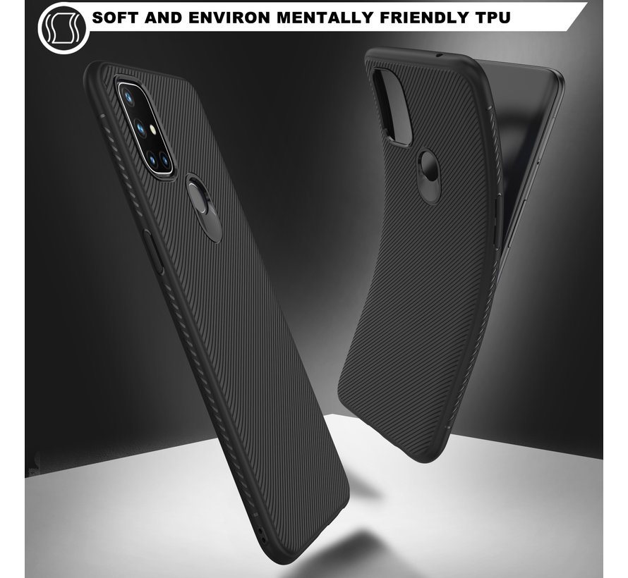 OnePlus Nord N10 5G Case TPU GripLine Black