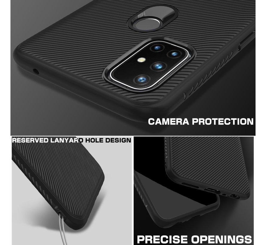 OnePlus Nord N10 5G Case TPU GripLine Black