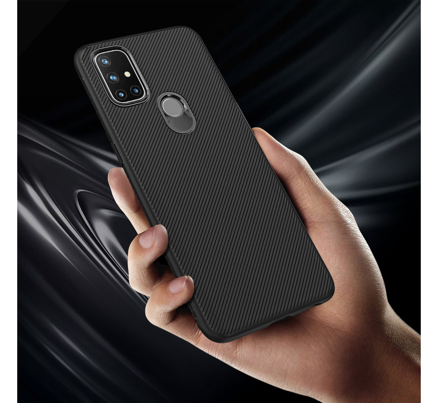 OnePlus Nord N10 5G Case TPU GripLine Black