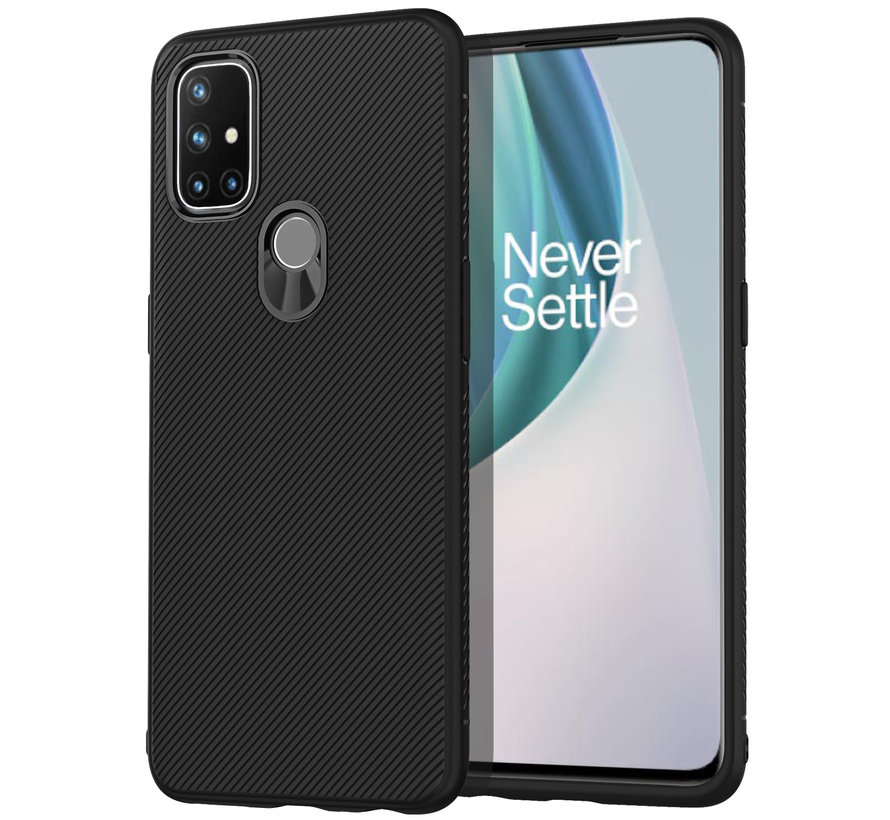 OnePlus Nord N10 5G Case TPU GripLine Black