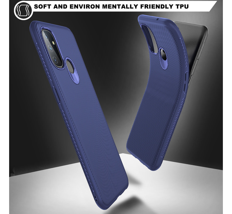 OnePlus Nord N100 Case TPU GripLine Blue