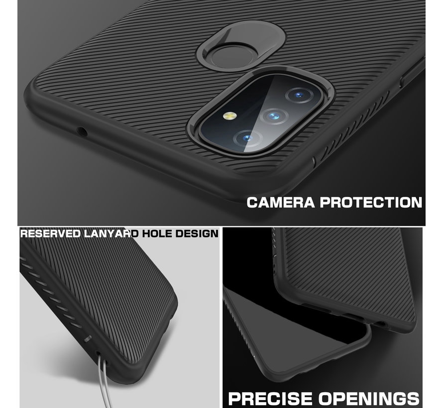 OnePlus Nord N100 Case TPU GripLine Black