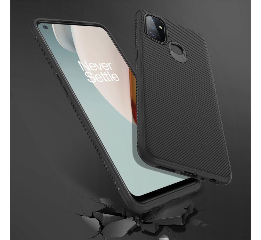 OnePlus Nord N100 Case TPU GripLine Black