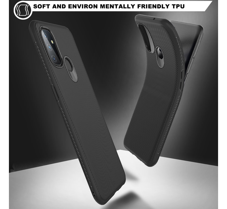 OnePlus Nord N100 Case TPU GripLine Black