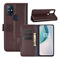 OnePlus Nord N10 5G Wallet Case Genuine Leather Brown