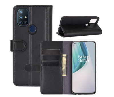 ProGuard OnePlus Nord N10 5G Wallet Case Genuine Leather Black