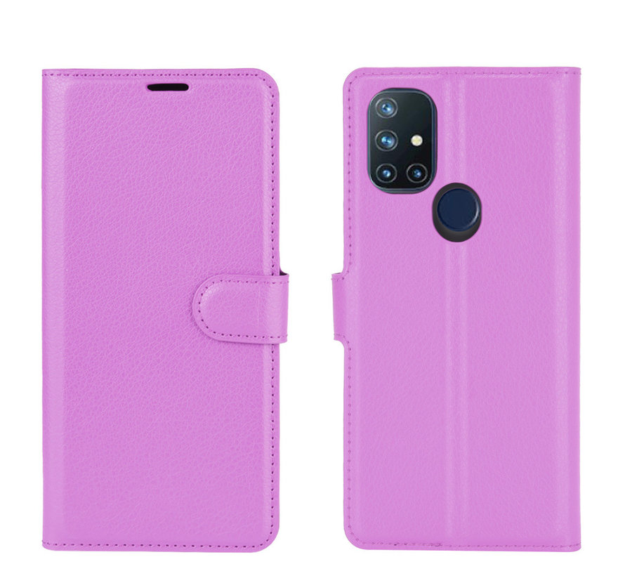 OnePlus Nord N10 5G Wallet Flip Case Purple