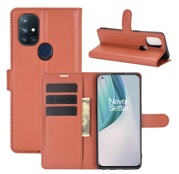 ProGuard OnePlus Nord N10 5G Wallet Flip Case Bruin